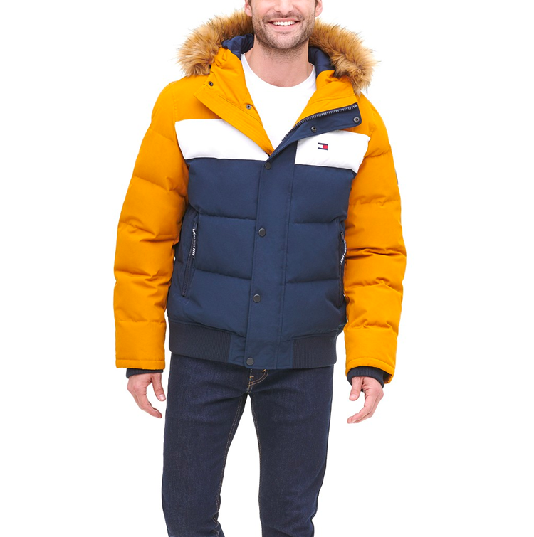 商品Tommy Hilfiger|Short Snorkel Coat 男士冬衣大衣棉衣,价格¥1515,第10张图片详细描述