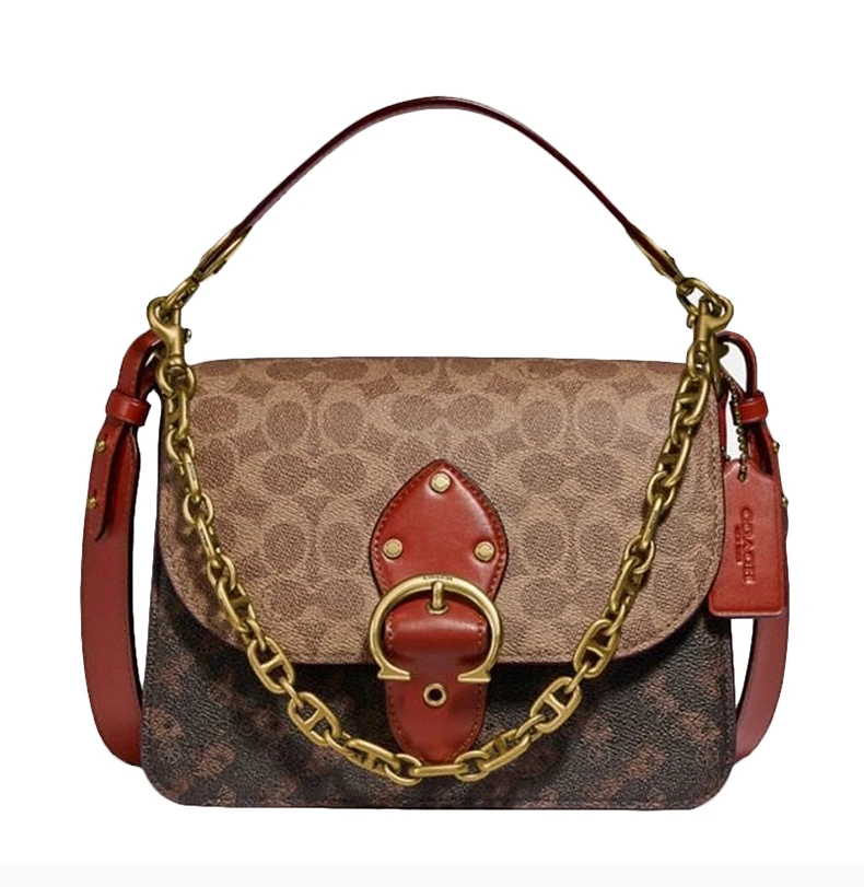 商品Coach|Coach(专柜) 女士单肩包拼色 C2418B4SI0,价格¥2847,第5张图片详细描述