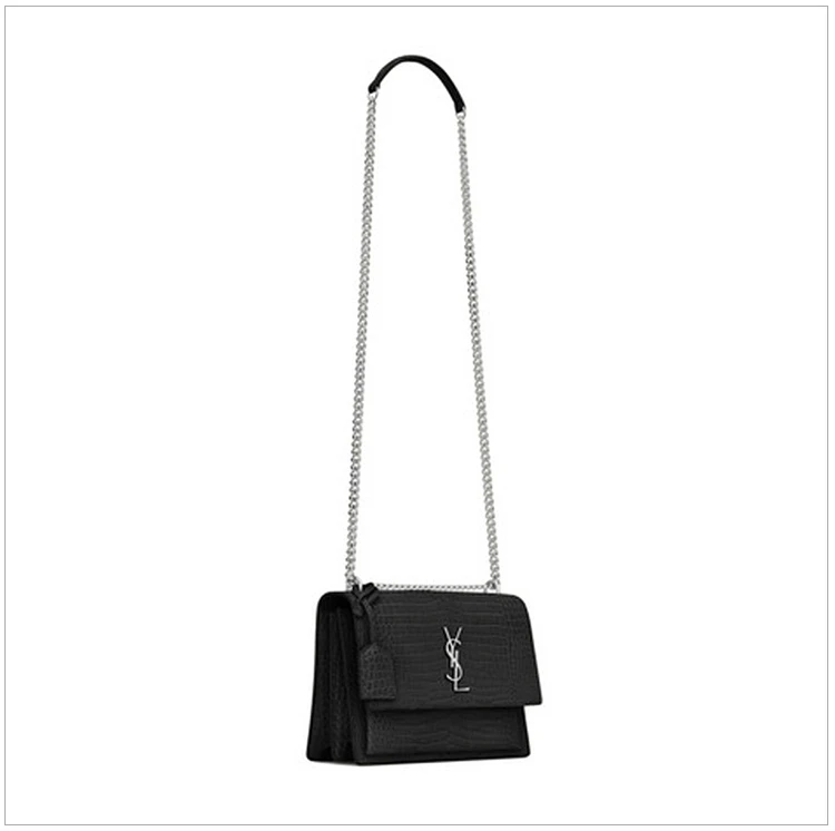 商品[国内直发] Yves Saint Laurent|SAINT LAURENT 黑色女士斜挎包 442906-DND0N-1000,价格¥21534,第7张图片详细描述