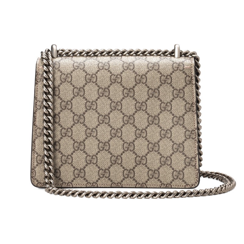 商品Gucci|GUCCI/古驰 迷你Dionysus女士棕色帆布驼色麂皮链条单肩包棕色421970 KHNRN 8642,价格¥18285,第5张图片详细描述