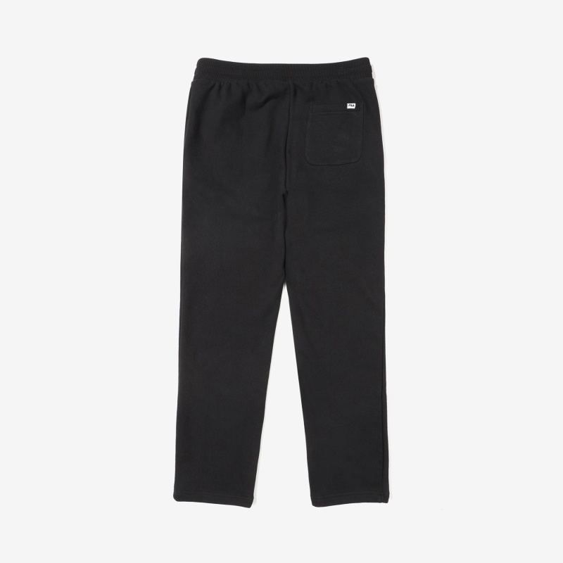 商品Fila|【享贝家】FILA男款Linear Logo 长裤休闲运动裤FS2FPE1102X-BLK（特价活动款）,价格¥216,第4张图片详细描述
