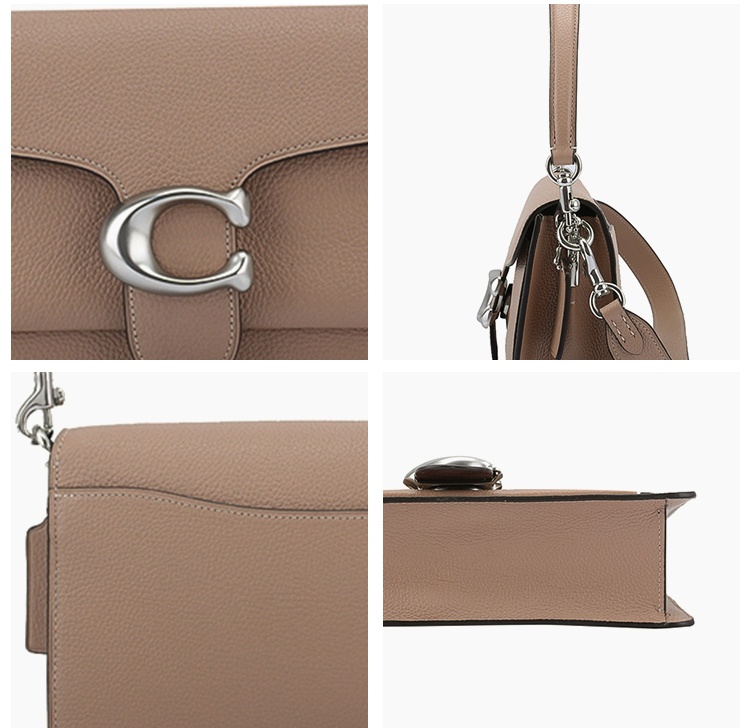 商品Coach|Coach 蔻驰  Tabby小号女士皮质单肩手提信封包 73995LHTAU 送礼好物,价格¥2749,第4张图片详细描述