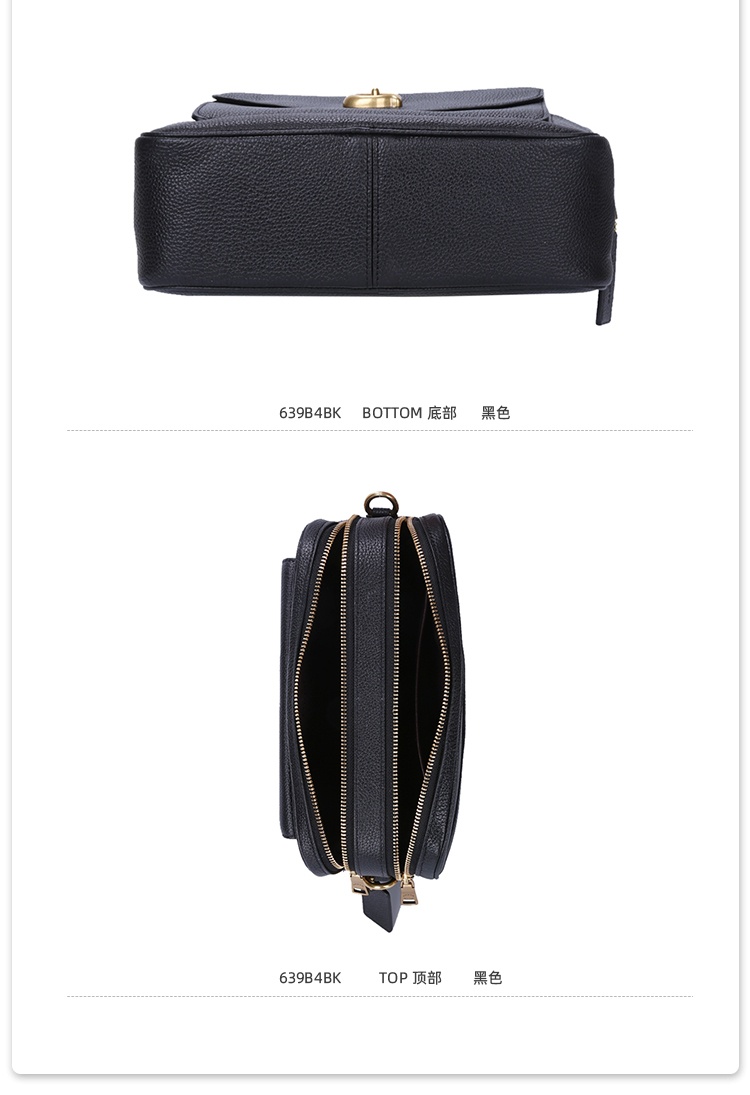 商品Coach|蔻驰专柜款 女士皮质CASSIE相机包单肩斜挎包,价格¥2002,第5张图片详细描述