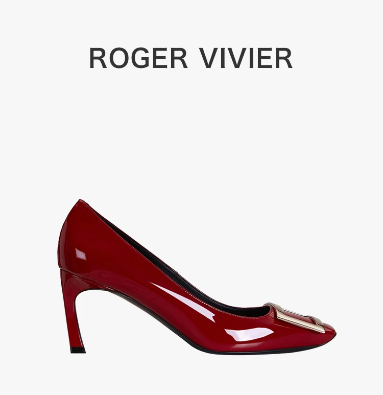 商品Roger Vivier|Roger Vivier 罗杰·维维亚 女士红色高跟鞋 RVW40015280-D1P-R406,价格¥4140,第5张图片详细描述