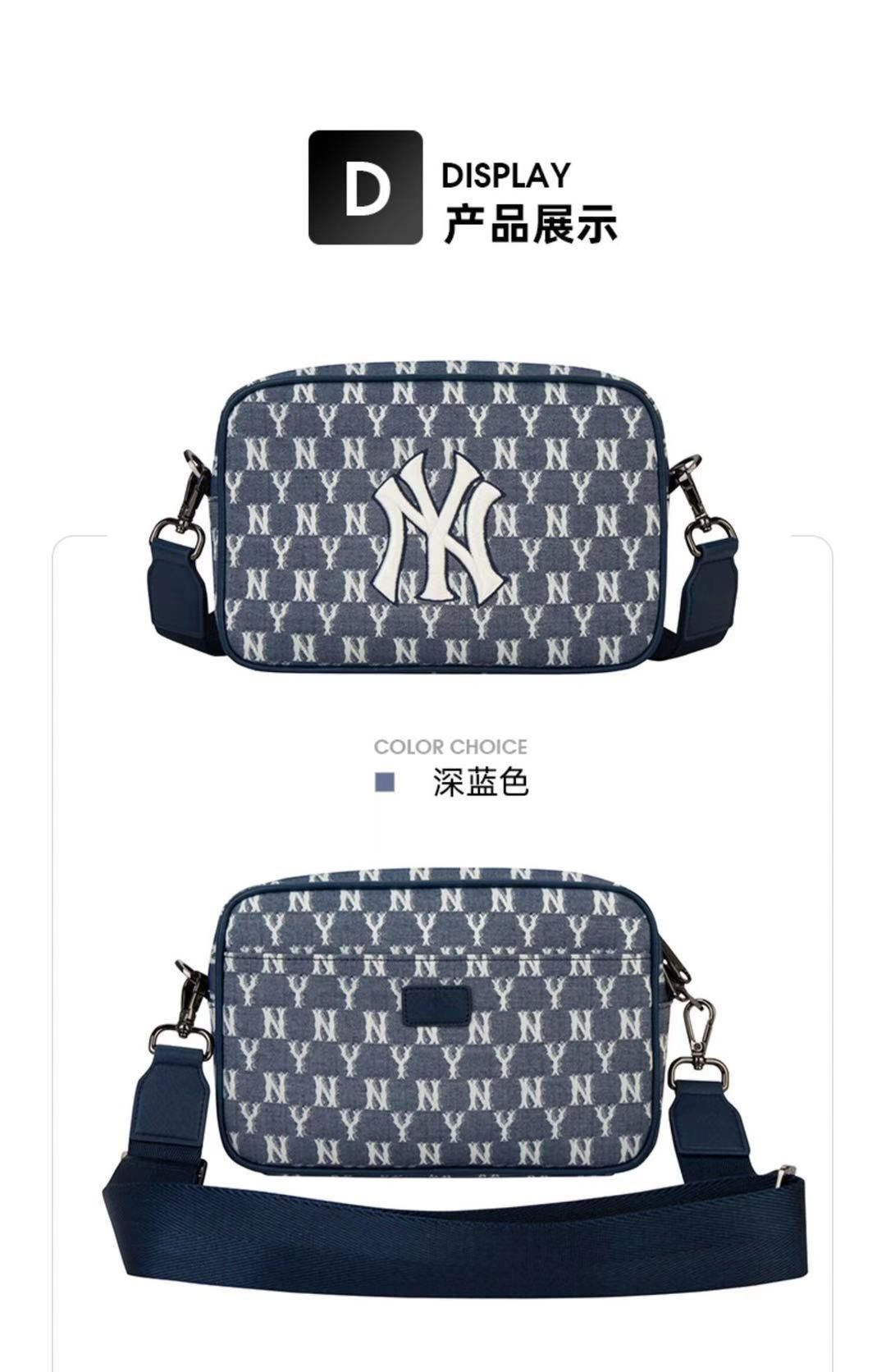 商品[国内直发] MLB|【官方防伪验证 国内发】MLB 腰包新款胸包男女款复古满印老花约洋基队潮流百搭经典单肩斜挎包 ,价格¥494,第11张图片详细描述
