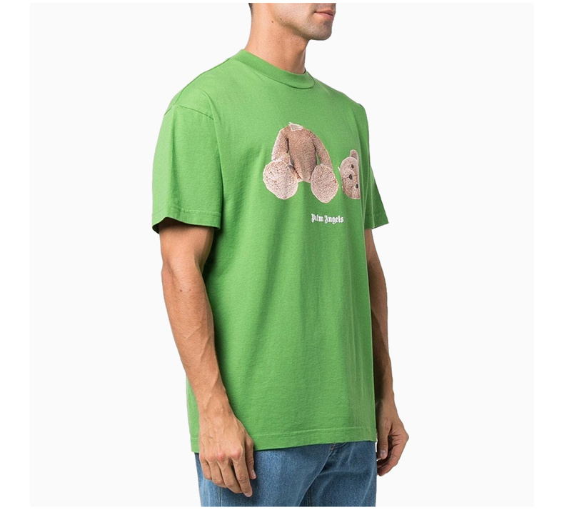 商品Palm Angels|PALM ANGELS 男绿色短袖T恤 PMAA001-F21JE-R023-5560,价格¥1637,第7张图片详细描述
