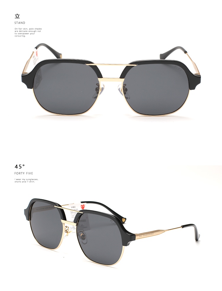 商品[国内直发] Comme des Garcons|川久保玲时尚太阳镜S-3933-C1,价格¥391,第4张图片详细描述
