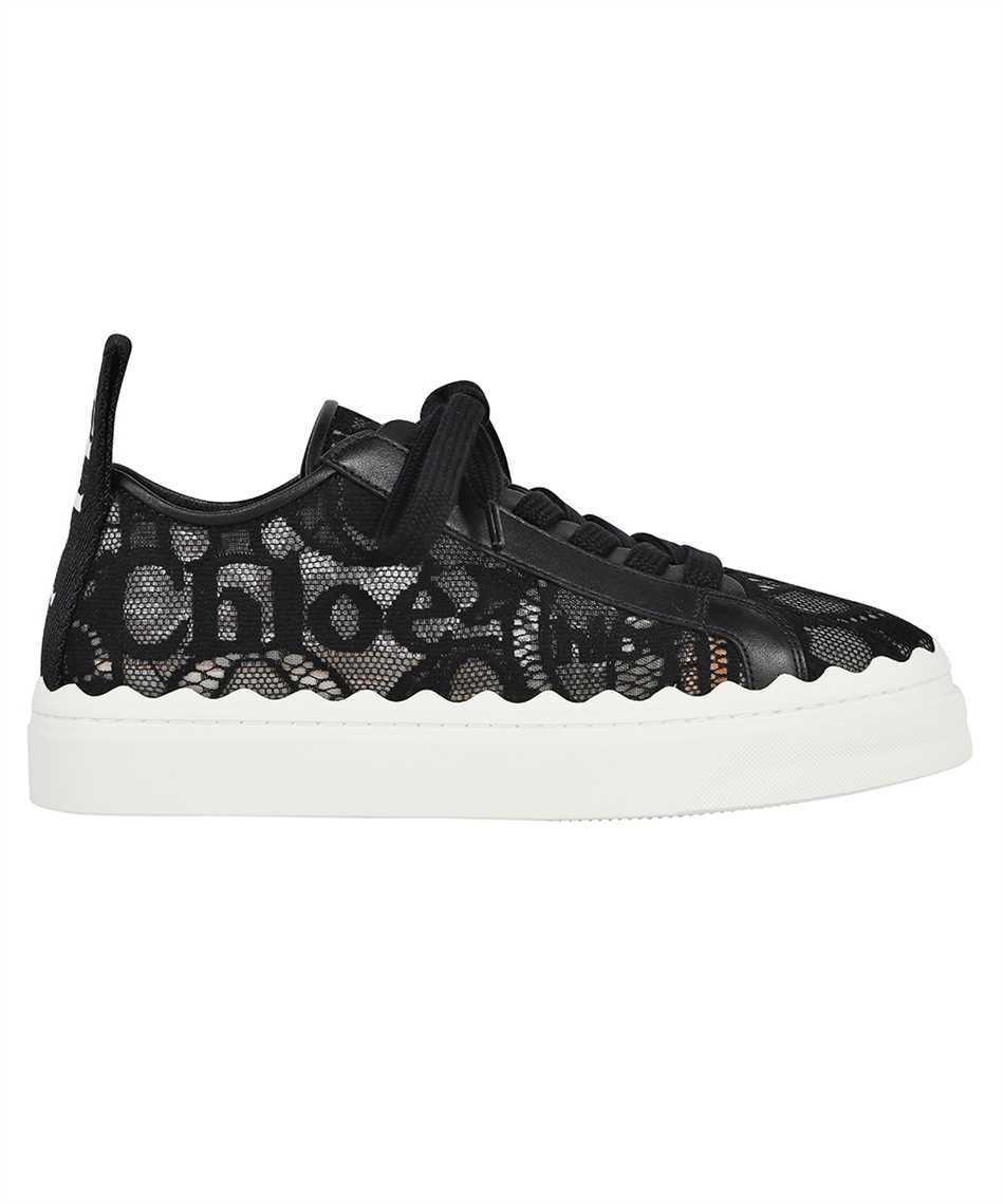 商品Chloé|CHLOE 女士黑色棉质运动鞋 C19U10-8D2-001,价格¥2220,第3张图片详细描述