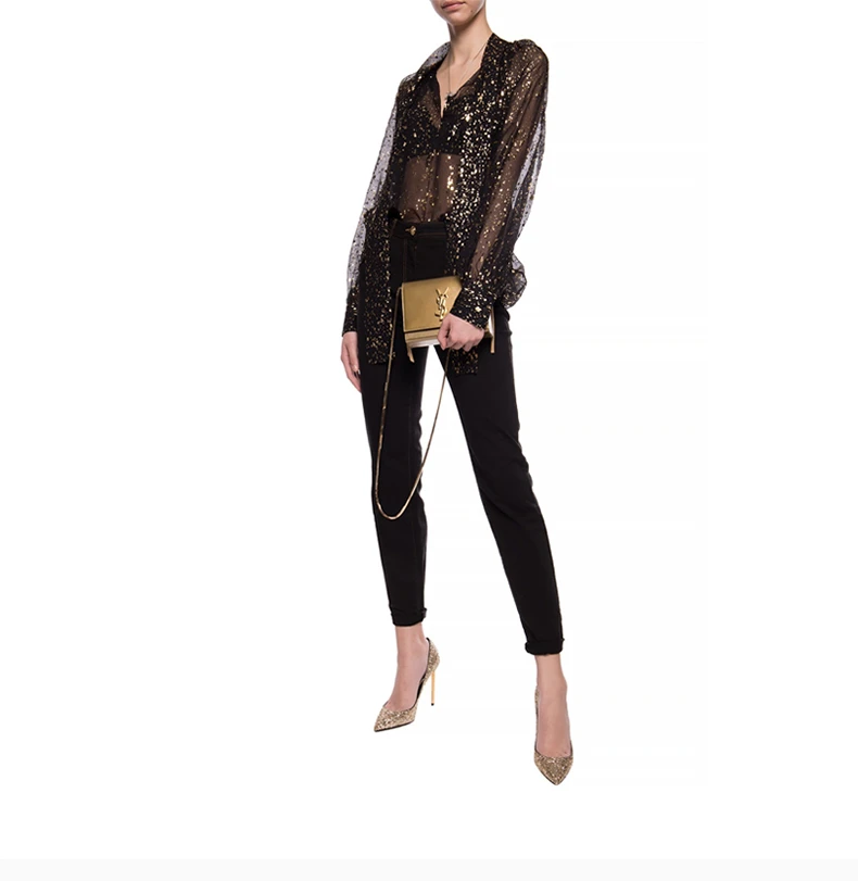 商品Versace|VERSACE 范思哲 女士黑色牛仔裤 A85443-A232772-A8008,价格¥2802,第6张图片详细描述