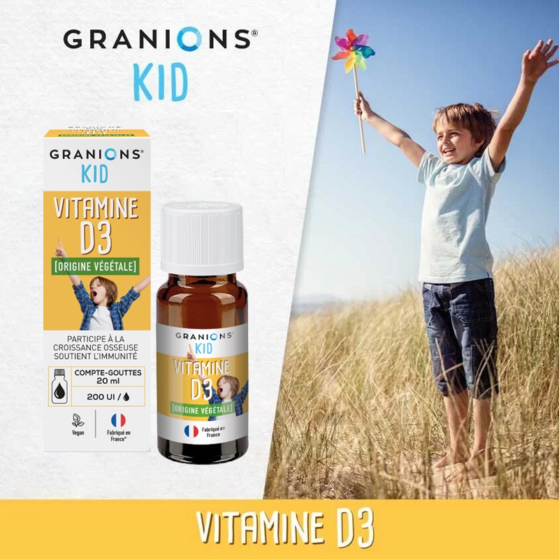 商品Granions|格兰宁宝宝维生素d3滴剂 20ml 儿童补钙吸收提高免疫,价格¥168,第2张图片详细描述
