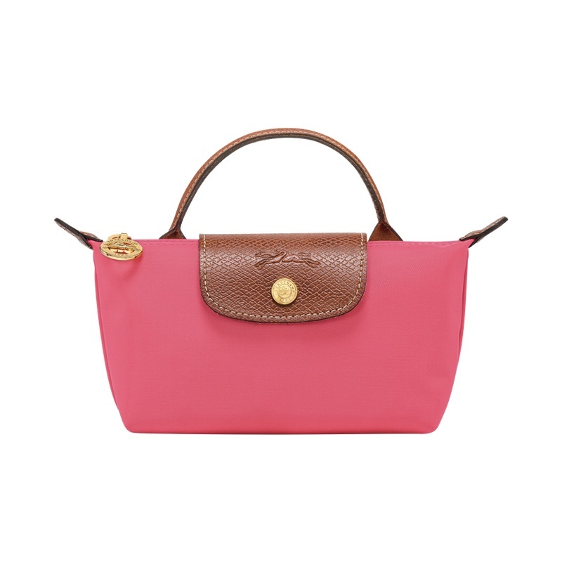 商品Longchamp|现货LONGCHAMP珑骧 LE PLIAGE女士红色帆布配皮带手柄手提包,价格¥736,第3张图片详细描述