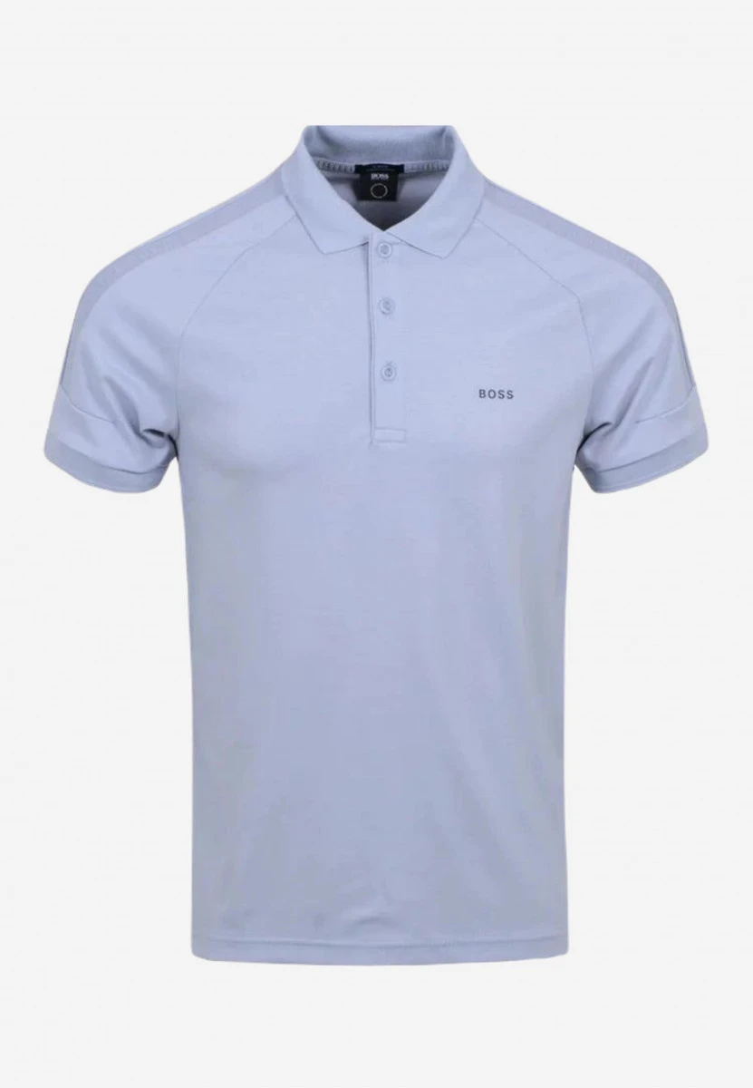 商品[国内直发] Hugo Boss|HUGO BOSS 天蓝色男士POLO衫 50462230-481,价格¥452,第1张图片详细描述