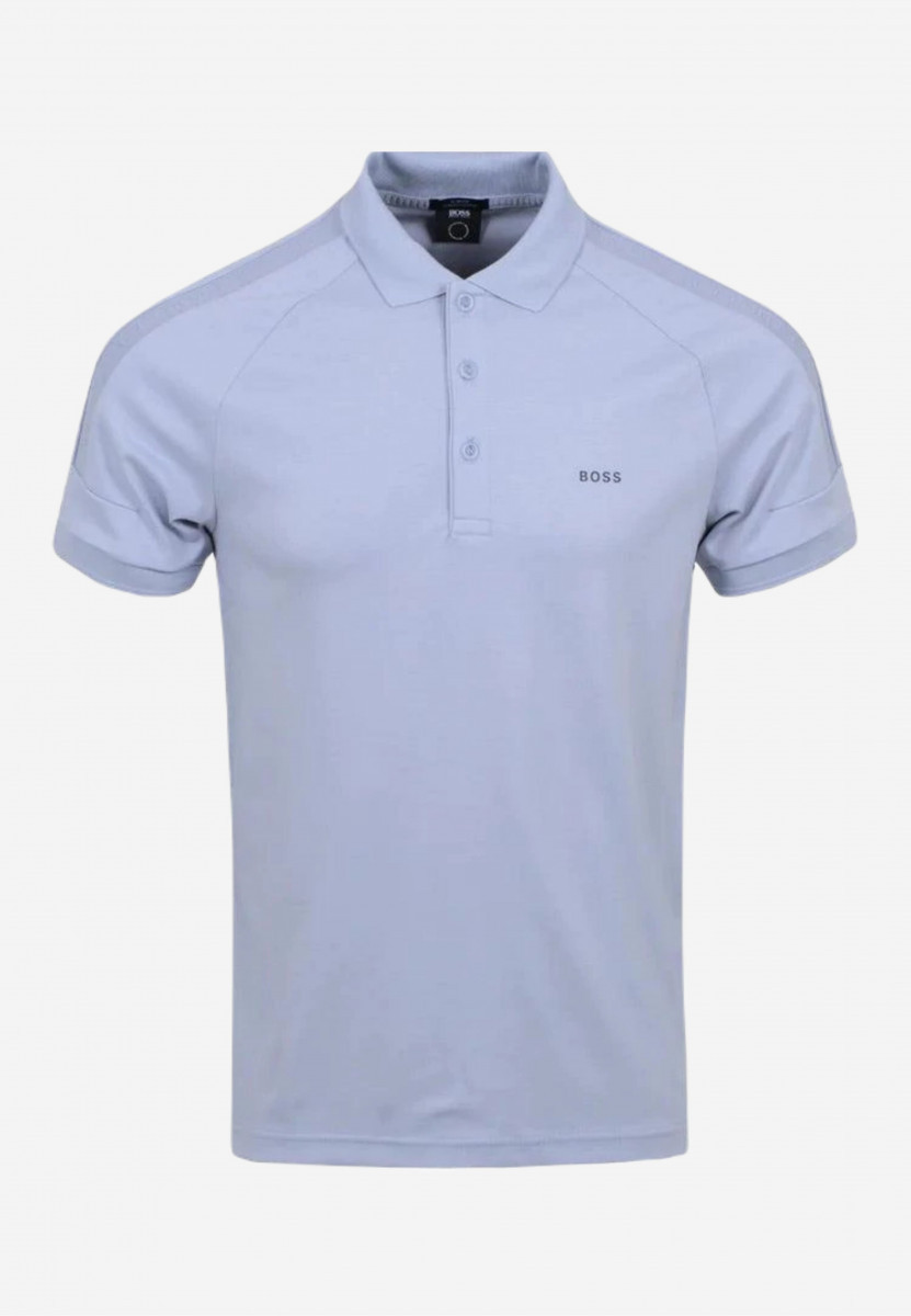 商品[国内直发] Hugo Boss|HUGO BOSS 天蓝色男士POLO衫 50462230-481,价格¥433,第1张图片详细描述