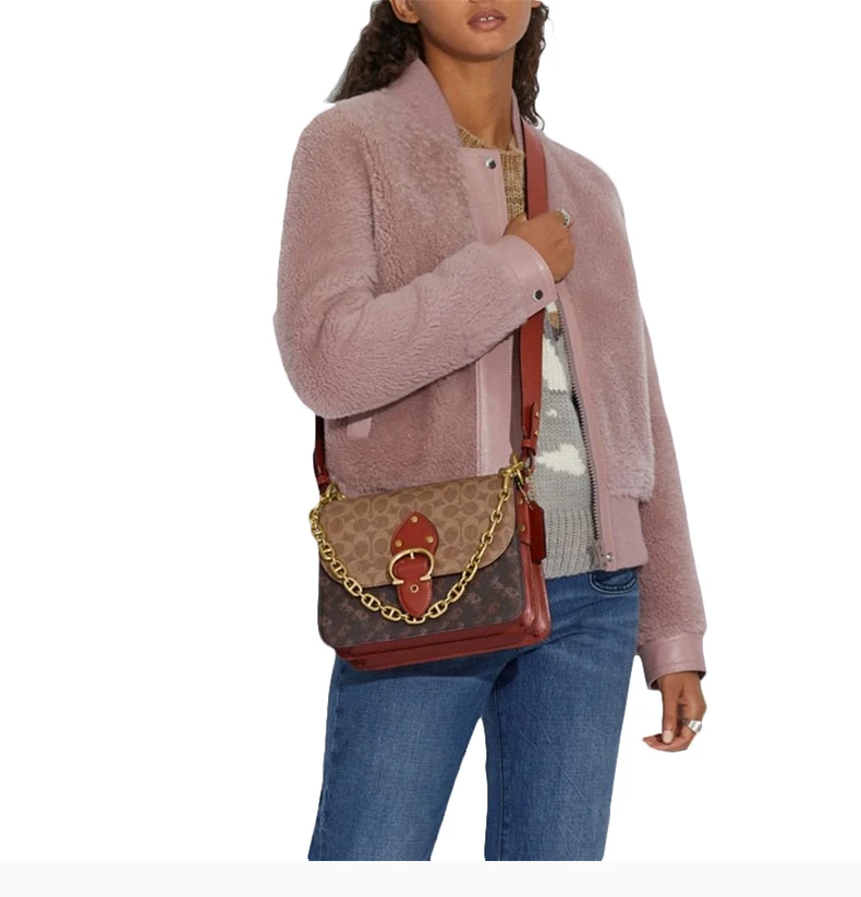商品Coach|Coach(专柜) 女士单肩包拼色 C2418B4SI0,价格¥2847,第10张图片详细描述