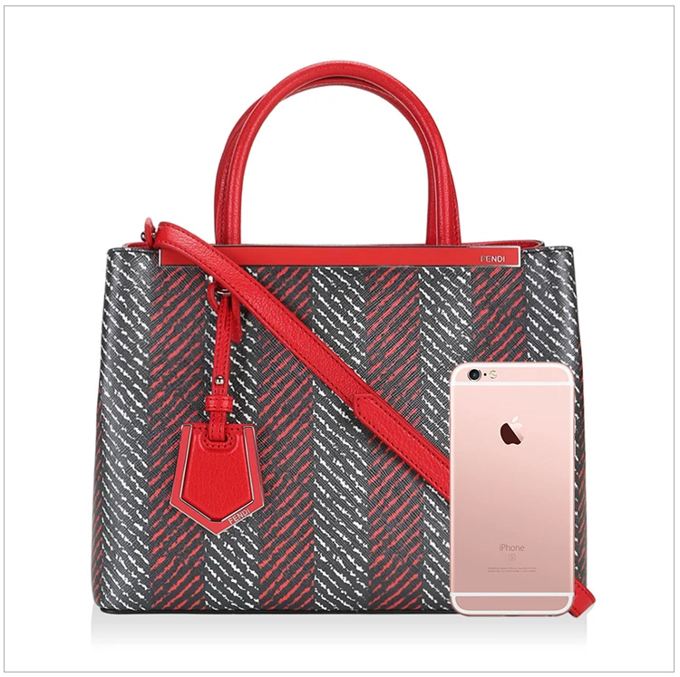 商品[国内直发] Fendi|FENDI 红色女士手提包 8BH253-V9X-F0P0R,价格¥8341,第3张图片详细描述