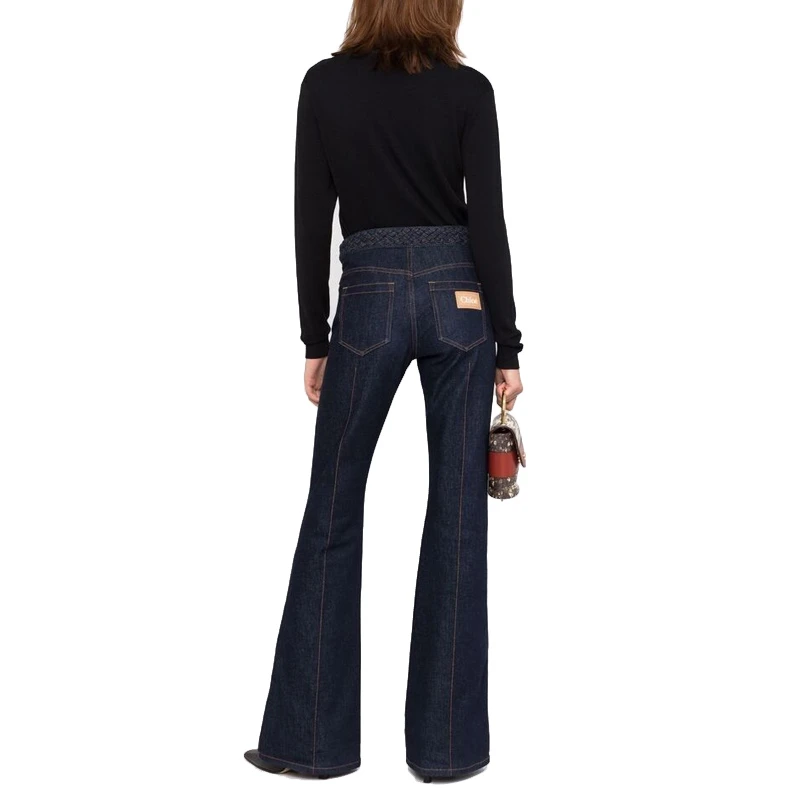 商品Chloé|CHLOE' 女士黑色针织毛衣 C21AMP37-510-001,价格¥1039,第4张图片详细描述