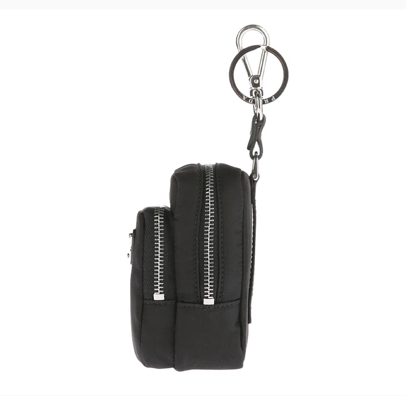 商品[国内直发] Prada|PRADA 女士黑色织物单肩包 2TT071-D02-F0002,价格¥2425,第5张图片详细描述