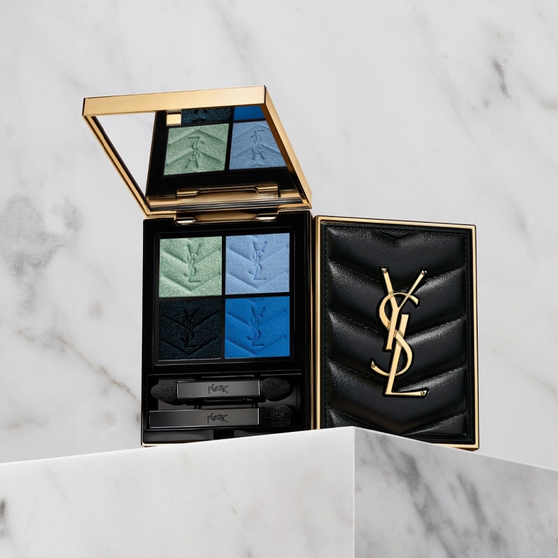 商品Yves Saint Laurent|YSL圣罗兰 皮革四色眼影盘4g 哑光锻光 眼部修饰,价格¥386,第5张图片详细描述