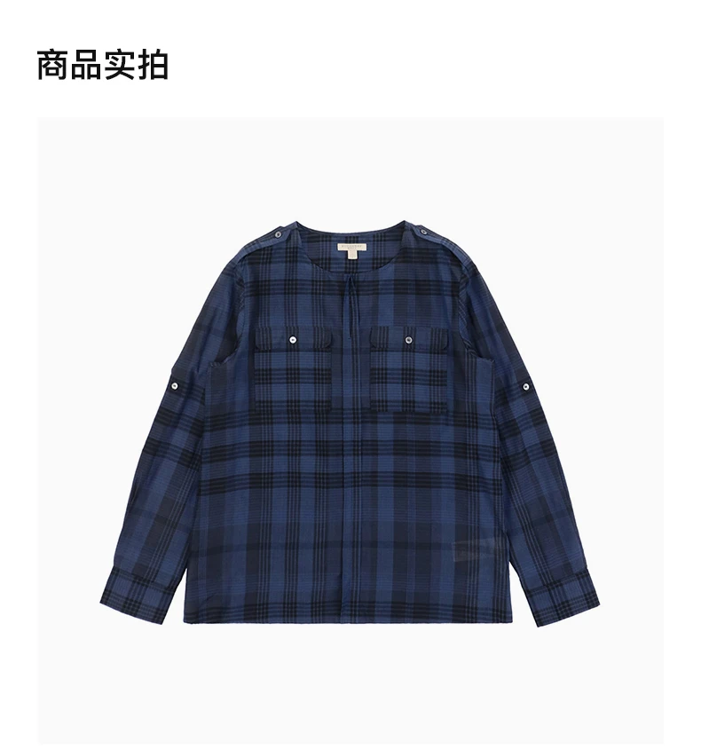 商品[国内直发] Burberry|BURBERRY 格纹女士衬衫 3933015,价格¥2250,第3张图片详细描述