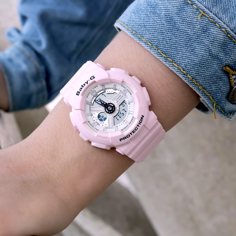 商品[国内直发] Casio|卡西欧潮流小粉表baby-g 防水女表,价格¥642,第3张图片详细描述
