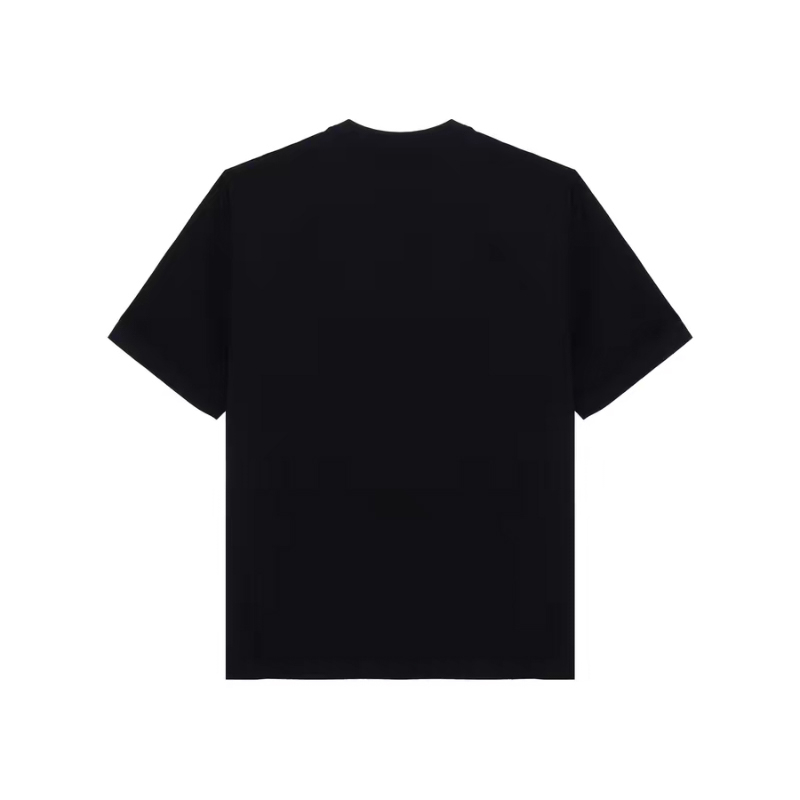 商品Burberry|【现货】博柏利 男士黑色棉质饰以条纹贴花短袖T恤 80844191,价格¥1482,第3张图片详细描述