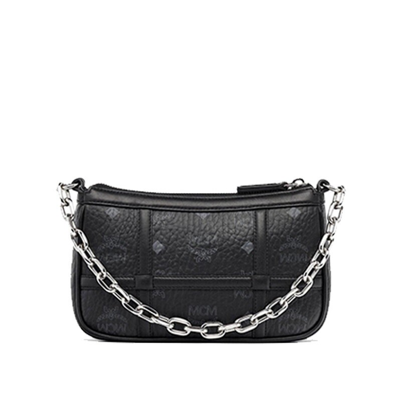 商品[国内直发] MCM|MCM女包经典款 女士Delmy Visetos 斜挎包 腋下包链条单肩包MWSBAER01CO001,价格¥3831,第8张图片详细描述