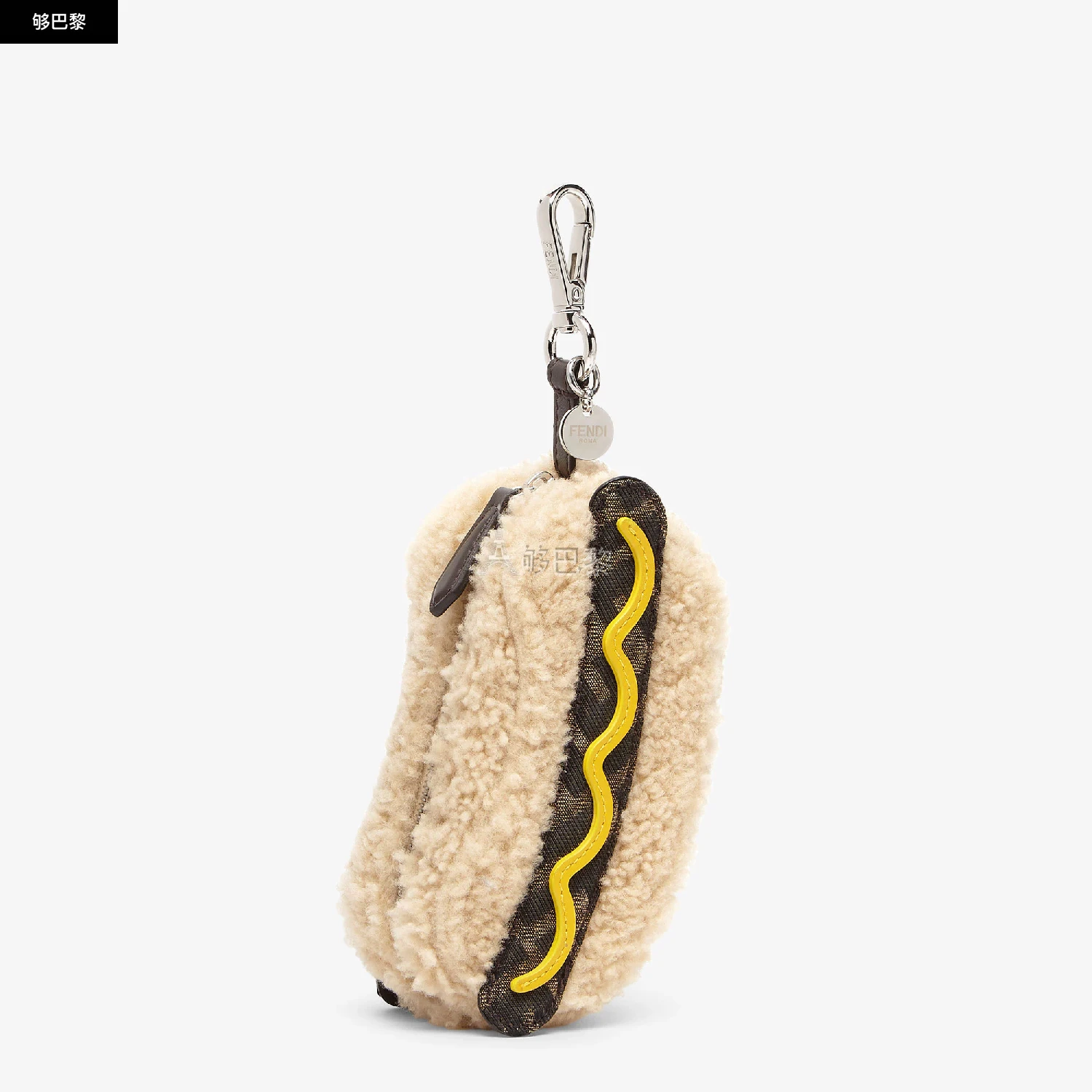 商品Fendi|【预售】 芬迪 25春夏 男士 钥匙扣 Fendilicious吊饰 7AS332ATENF1RE8 ,价格¥6059,第2张图片详细描述