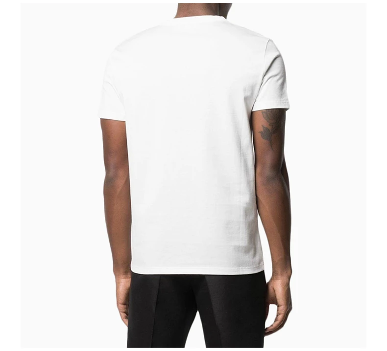 商品Alexander McQueen|ALEXANDER MCQUEEN 亚历山大·麦昆 男士白色T恤 631390-QPX03-9000,价格¥2174,第6张图片详��细描述
