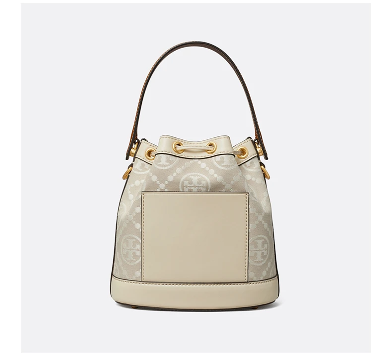 商品Tory Burch|TORY BURCH 白色女士水桶包 150492-254,价格¥2580,第6张图片详细描述