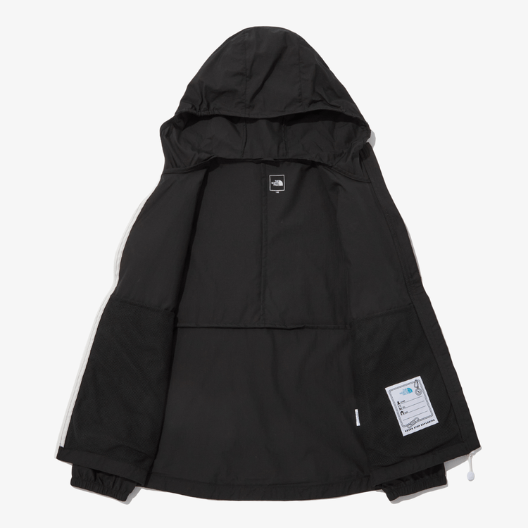 商品The North Face|【Brilliant|别样周年庆特惠】北面儿童紧凑型透气 EX 夹克 K'S COMPACT AIRY JACKET BLACK NJ3LP06T,价格¥474,第7张图片详细描述