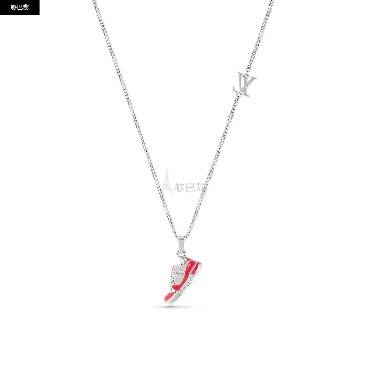 商品Louis Vuitton|【预售】 LV路易威登 25春夏 男士 吊坠 LV TRAINER 项链 M01407 ,价格¥6229,第6张图片详细描述
