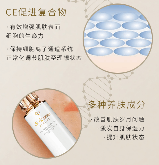 商品[国内直发] Cle de Peau|cpb光采赋活日间防护乳液125ml,价格¥978,第6张图片详细描述