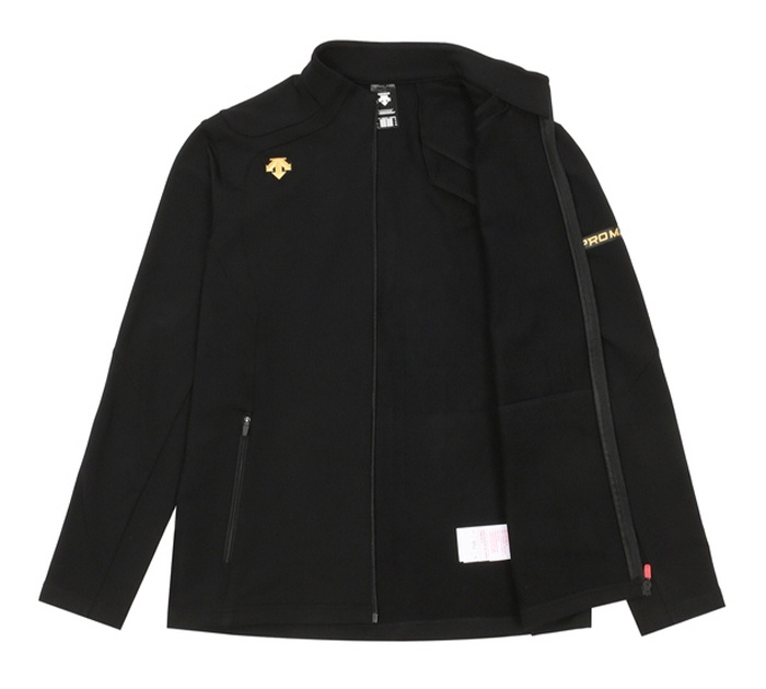 商品DESCENTE|【享贝家】DESCENTE 迪桑特男士棒球夹克训练夹克黑色SM321BFT81（现采购商品，下单后12天内发货）,价格¥698,第6张图片详细描述