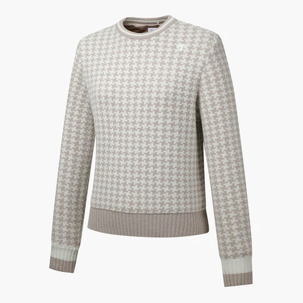 商品【预售商品15天发货】 DESCENTE|高尔夫系列女性图案防风毛衣时尚个性 DO42WFKPN1-LBGG,价格¥1413,第17张图片详细描述