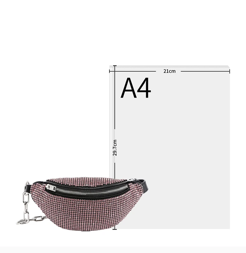 商品[国内直发] Alexander Wang|ALEXANDER WANG 女士粉色腰包 20121F13M-671,价格¥5293,第4张图片详细描述