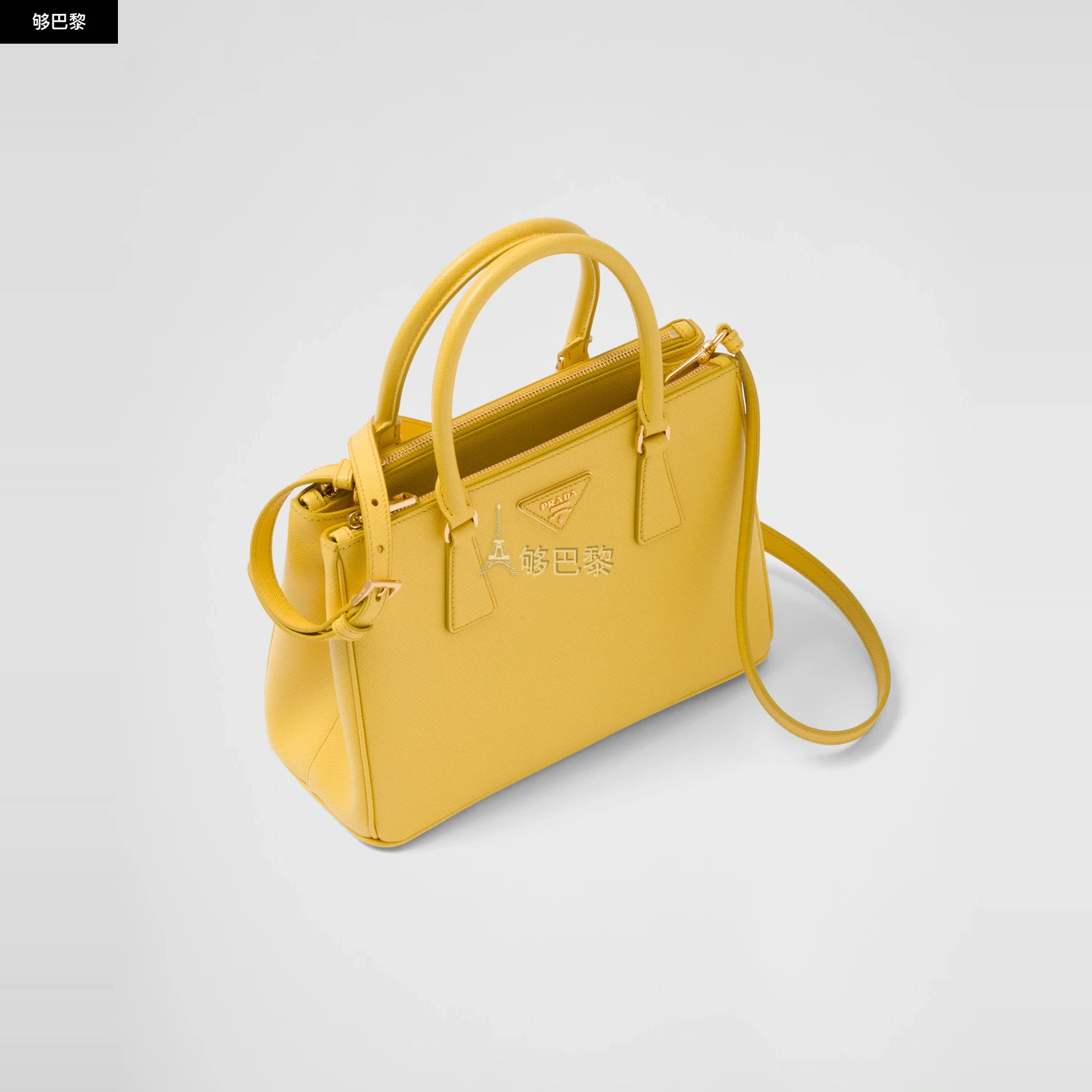商品Prada|【预售】 普拉达 25春夏 女士 单肩包 Sac Prada Galleria en cuir Saffiano 1BA863_NZV_F0377_V_OOO ,价格¥34735,第6张图片详细描述