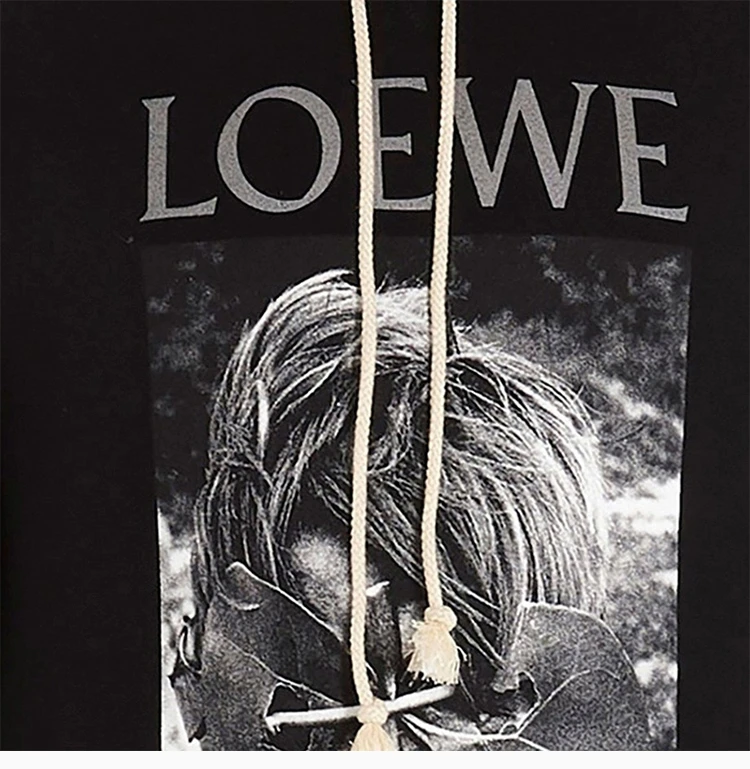 商品[国内直发] Loewe|LOEWE 黑色男士卫衣/帽衫 H6109730PC-1100,价格¥3768,第8张图片详细描述