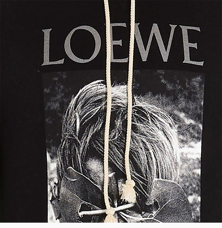 商品[国内直发] Loewe|LOEWE 黑色男士卫衣/帽衫 H6109730PC-1100,价格¥4978,第8张图片详细描述