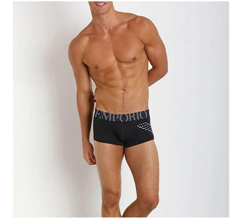 商品[国内直发] Emporio Armani|EMPORIO ARMANI 男士黑色棉质平角内裤 111866-4A725-00135,价格¥417,第6张图片详细描述