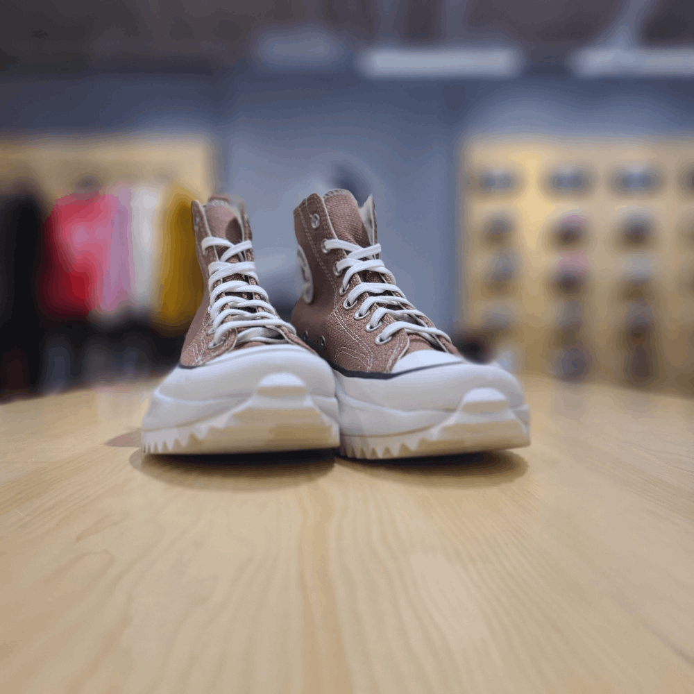 商品【预售商品15天发货】 Converse|【韩国直邮|包邮包税】匡威[RUN STAR HIKE HI ROSE TAUPE/WHITE/EGRET 171090C共用 Converse Runstar HIKE TAUPE高帮帆布鞋,价格¥492,第3张图片详细描述