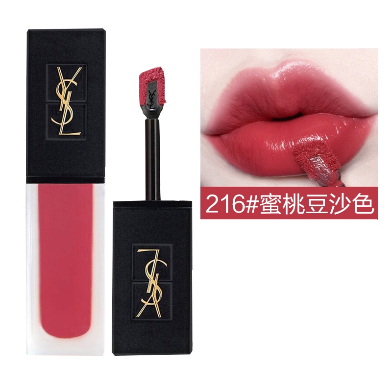 商品Yves Saint Laurent|圣罗兰 YSL新款黑管丝绒哑光唇釉唇彩,价格¥242,第7张图片详细描述