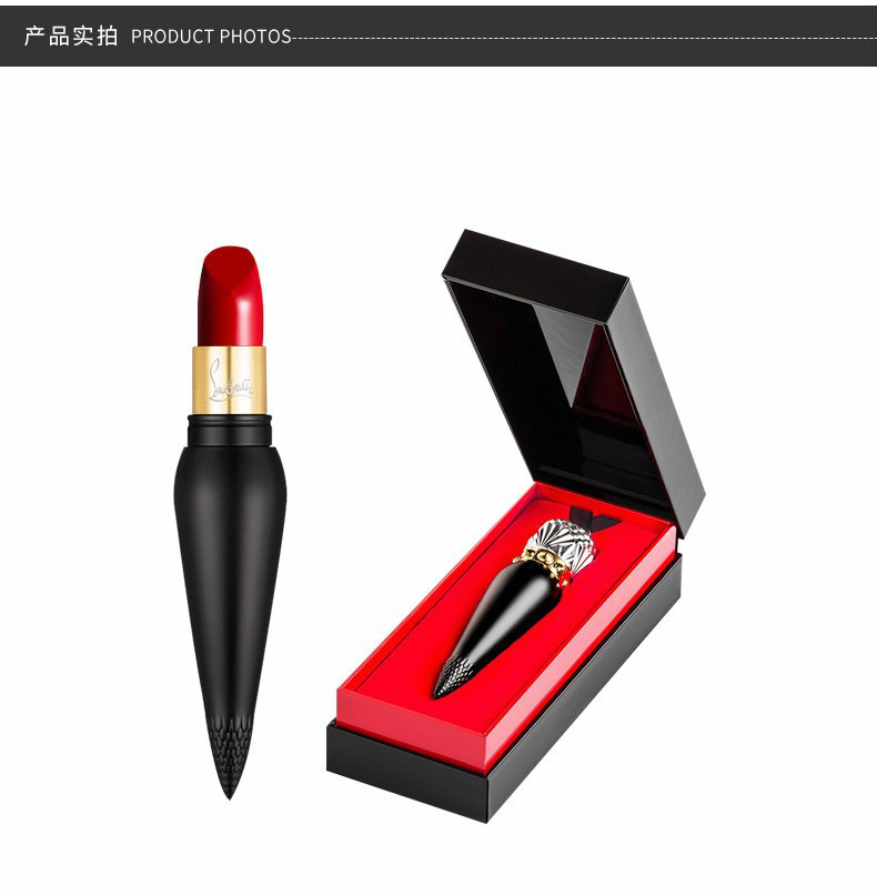 商品Christian Louboutin|【包邮装】Christian Louboutin 萝卜丁女王权杖口红 #002M 3.8g 丝绒哑光,价格¥607,第9张图片详细描述