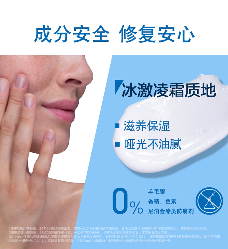 商品CeraVe|适乐肤 锁水保湿修护霜50ml 滋润补水,价格¥111,第8张图片详细描述
