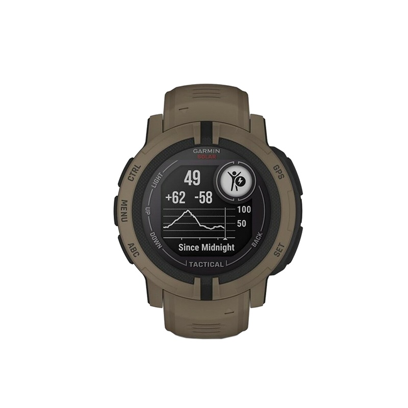 商品Garmin|GARMIN 男女同款深棕色树脂表盘石英机芯硅胶表带多功能智能手表40MM,价格¥3477,第3张图片详细描述