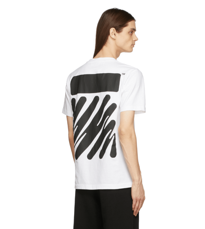 商品Off-White|黑棉质印花波浪图案T恤 OMAA027S22JER010（澳门仓发货）,价格¥2728,第6张图片详细描述