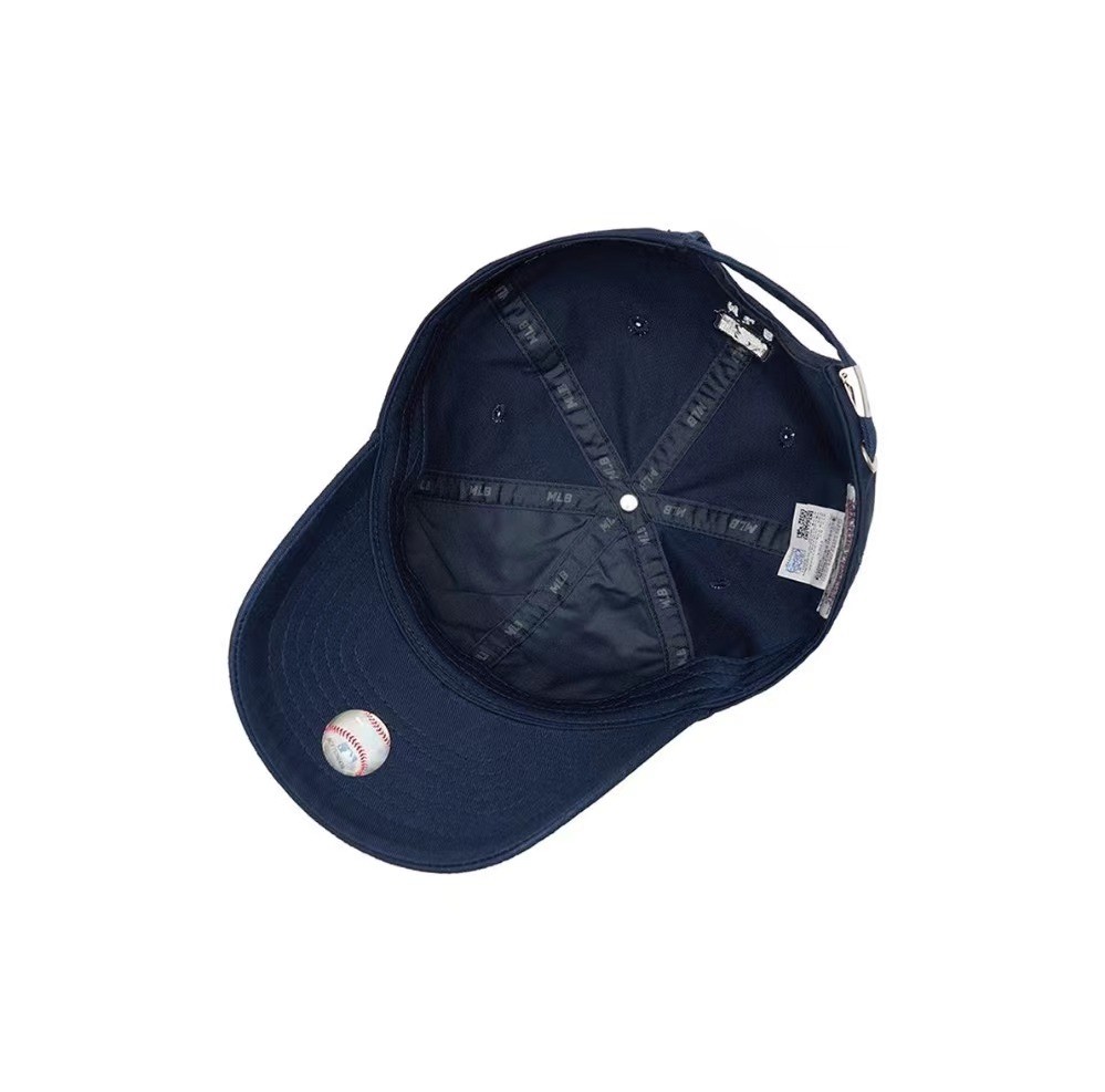 商品MLB|【享贝家】（国内现货）MLB 棒球帽复古小LOGO 运动休闲鸭舌帽 男女同款 藏蓝色 3ACP7701N-50NYS G-QD＋LY,价格¥156,第6张图片详细描述