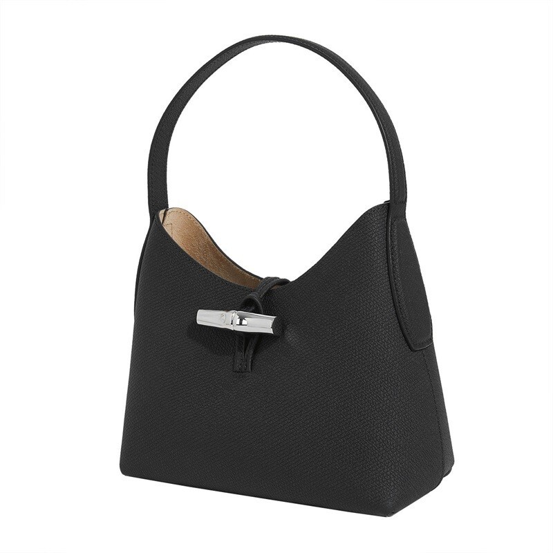 商品[国内直发] Longchamp|珑骧女包LONGCHAMP 新款ROSEAU女士大牛皮单肩包手提包桶包礼物送女友 小号10152 HPN ,价格¥2874,第6张图片详细描述
