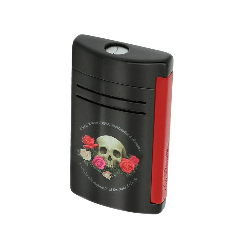 商品S.T. Dupont|S.T.Dupont都彭 男女通用黑色金属Memento Mori 打火机,价格¥1029,第2张图片详细描述