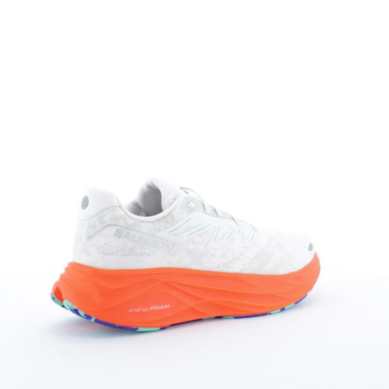 商品Salomon|Salomon萨洛蒙 AERO GLIDE 2男士白色/橙色户外鞋,价格¥1226,第7张图片详细描述