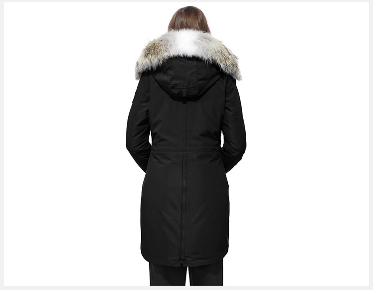 商品[国内直发] Canada Goose|CANADA GOOSE 黑色女士羽绒服 2580L-BLACK,价格¥8258,第4张图片详细描述